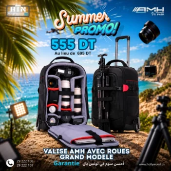 Valise AMH avec Roues Grand modèle En Tunisie