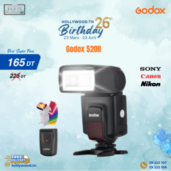 GODOX TT520 II En Tunisie