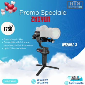 ZHIYUN WEEBILL 3 En Tunisie