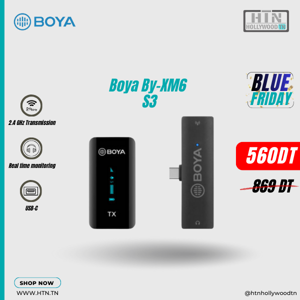 BOYA BY-XM6 S3 HTN BOYA BY-XM6 S3 En Tunisie