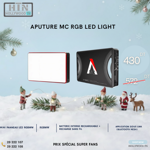 Design sans titre APUTURE MC RGB LED LIGHT – Au meilleur prix en Tunisie