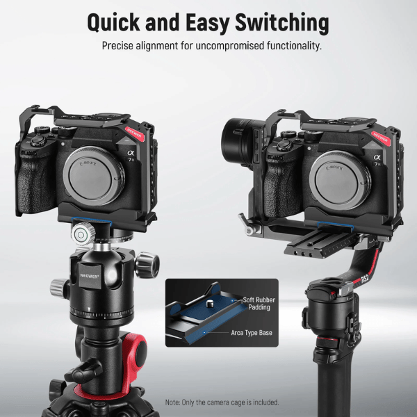 NEEWER CA004 CAMERA CAGE FOR SONY a7RV a7IV a7RIV a7SIII a1 (10101731) (5) Neewer Ca004 Camera Cage For Sony A7rv/ A7iv/ A7riv/ A7siii/ A1 (10101731) En Tunisie