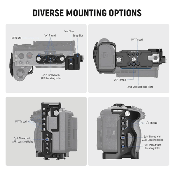 NEEWER CA011 Camera Cage For Sony FX3FX30 (1) NEEWER CA011 Camera Cage For Sony FX3/FX30 En Tunisie