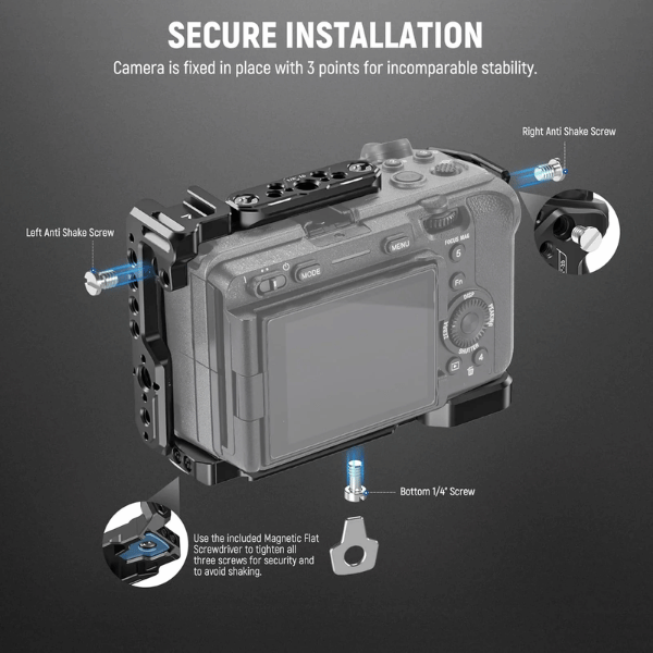 NEEWER CA011 Camera Cage For Sony FX3FX30 (2) NEEWER CA011 Camera Cage For Sony FX3/FX30 En Tunisie