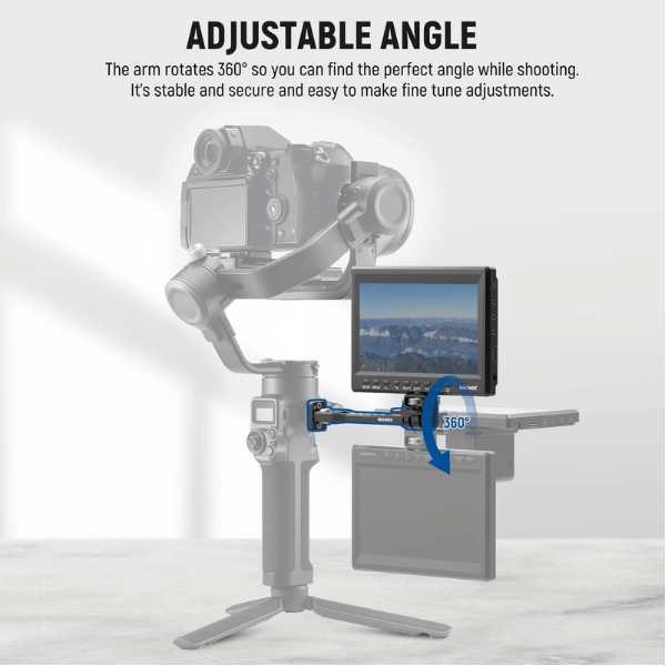 NEEWER FL-GP15 MAGNETIC ACTION CAMERA MOUNT (10101945) (13) Neewer Ga005 Adjustable Field Monitor Mount For Gimbal Stabilizer (10104400) En Tunisie