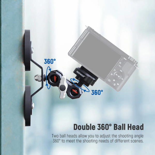 NEEWER FL-GP15 MAGNETIC ACTION CAMERA MOUNT (10101945) (2) Neewer Fl-Gp15 Magnetic Action Camera Mount (10101945) En Tunisie