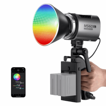 Neewer MS60C RGB LED Video Light Handheld Spotlight En Tunisie