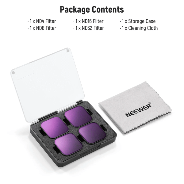 NEEWER PACK FILTER SET COMPATIBLE WITH GOPRO HERO 910111213 (10104657) (12) Neewer Pack Filter Set Compatible With Gopro Hero 9/10/11/12/13 (10104657) En Tunisie