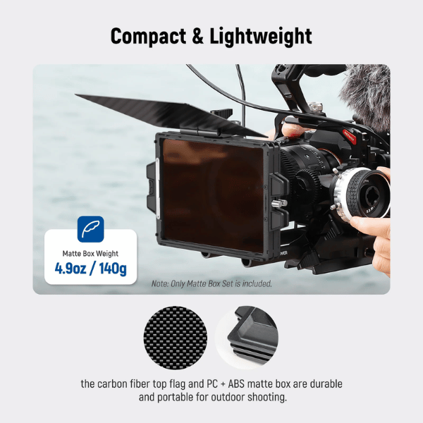 NEEWER PG002 MINI MATTE BOX (10102178) (6) Neewer PG002 Mini Matte Box (10102178) – Au meilleur prix en Tunisie