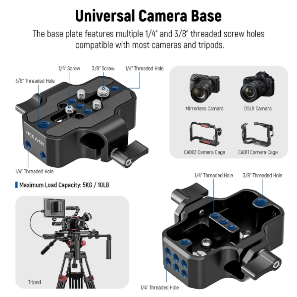 NEEWER SR004 UNIVERSAL SHOULDER RIG KIT (10102014) (4) Neewer SR004 Universal Shoulder Rig Kit (10102014) En Tunisie