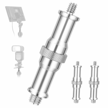 Neewer ST22 Standard 1/4" To 3/8" Metal Male Converter Threaded Screw Adpater Spigot Stud (10100323) En Tunisie