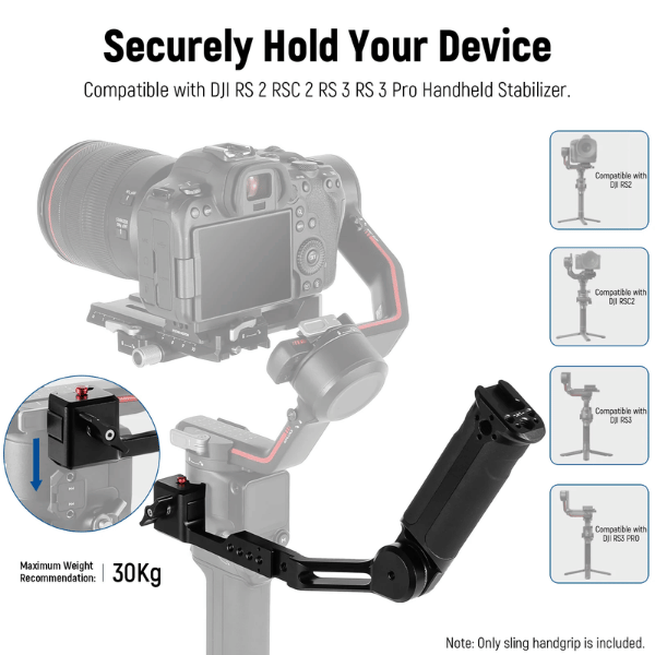 NEEWER ST49 GIMBAL SLING HANDLE GRIP FOR DJI WITHOUT NATO (10101298EU) (6) Neewer St49 Gimbal Sling Handle Grip For Dji Without Nato (10101298EU) En Tunisie