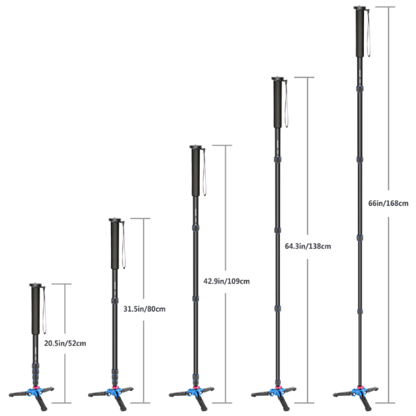 NEEWER T222 66 Extendable Camera Monopod (4) Neewer T222 66" Extendable Camera Monopod En Tunisie