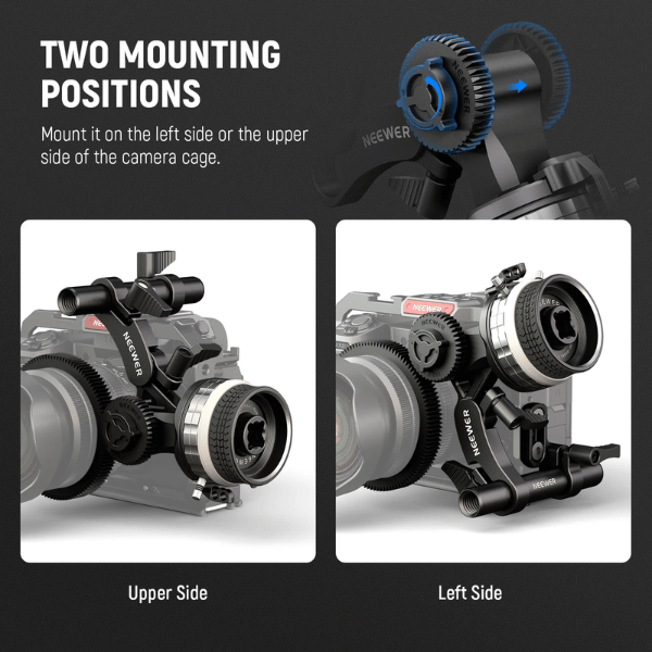 Neewer PG001mini Follow Focus With AB Stops (10104198) (7) Neewer PG001mini Follow Focus With A/B Stops (10104198) En Tunisie