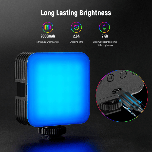 Neewer RGB61 Magnetic RGB Video Light (4) Neewer RGB61 Magnetic RGB Video Light En Tunisie