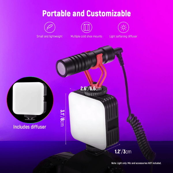 Neewer RGB61 Magnetic RGB Video Light (5) Neewer RGB61 Magnetic RGB Video Light En Tunisie