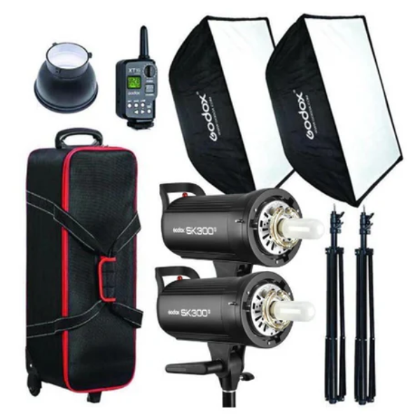 GODOX KIT LUMIERE SK300 II-V SOFTBOX HTN GODOX KIT LUMIERE SK300 II-V SOFTBOX En Tunisie