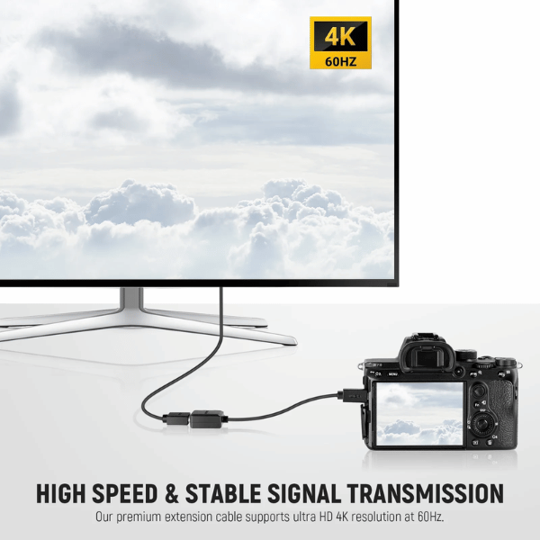 NEEWER NC01 4K60Hz MICRO HDMI TO HDMI ADAPTER CABLE (33000051) (4) Neewer Nc01 4k/60hz Micro Hdmi To Hdmi Adapter Cable (33000051) En Tunisie