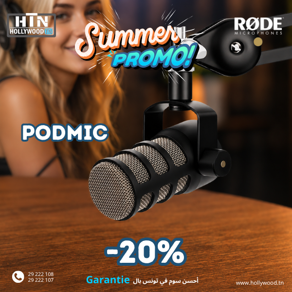 RODE PODMIC BROADCASTING HTN RODE PODMIC BROADCASTING En Tunisie