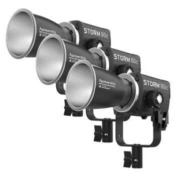 APUTURE STORM 80C 3-Light Kit En Tunisie