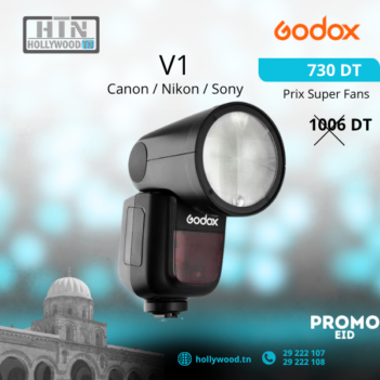 Godox V1 Canon/Nikon/Sony En Tunisie