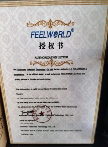 Certification Feelworld hollywood