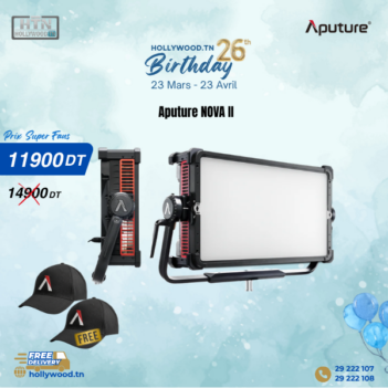 Aputure Nova II 2x1 En Tunisie