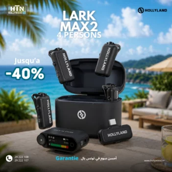 Hollyland Lark Max 2 Combo 4-Person Version En Tunisie