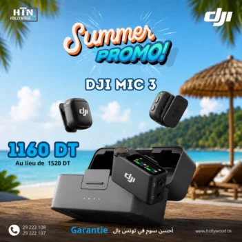 Dji Mic 3 (2 TX + 1 RX) En Tunisie