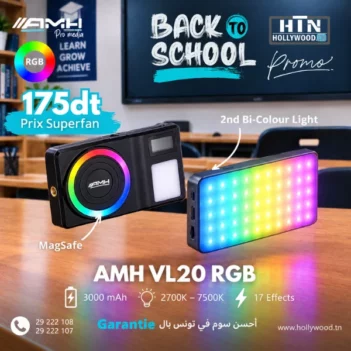 Torche AMH VL 20 RGB En Tunisie