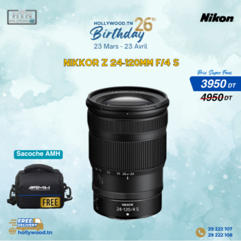 Promo Spéciale AF-S NIKKOR Z 24-120mm f/4S En Tunisie