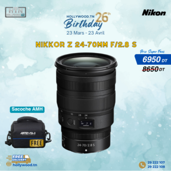Promo Spéciale Nikkor Z 24-70mm F/2.8 S En Tunisie