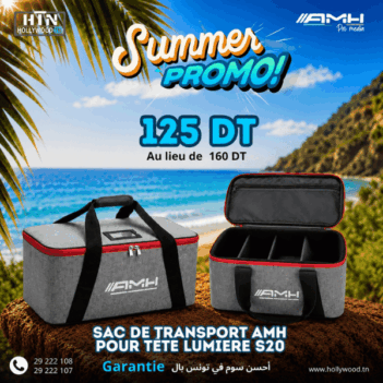 Sac de transport AMH pour tête lumière S20 En Tunisie
