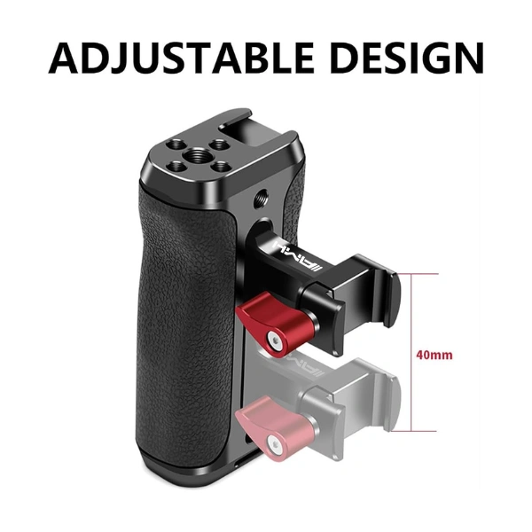 AMH DSLR Cage Quick Release Side Handle HTN AMH DSLR Cage Quick Release Side Handle En Tunsie