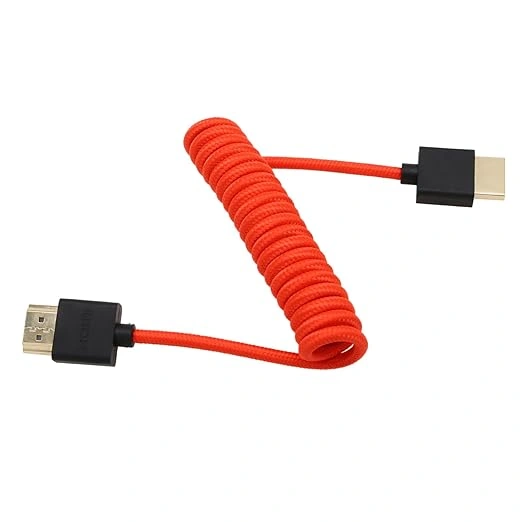 AMH HDMI to HDMI Coiled Cable (2) Câble AMH HDMI vers HDMI 8K – Au meilleur prix en Tunisie