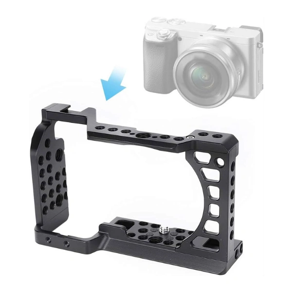Cage Caméra AMH pour Sony A6400/A6500/A6300/A6000 HTN Cage Caméra AMH pour Sony A6400/A6500/A6300/A6000 En Tunisie