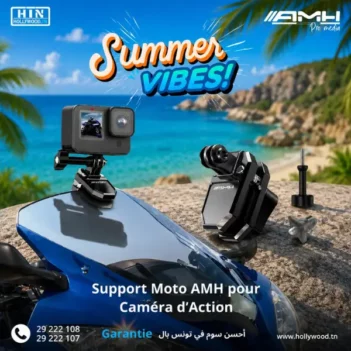 Support Moto AMH pour Caméra d'Action En Tunisie