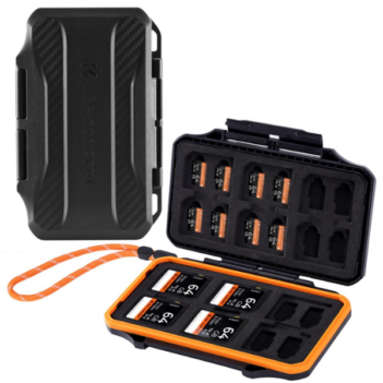 K&F Concept 36 Slots Memory Card Case pour 12 SD + 24 Micro SD/TF En Tunisie