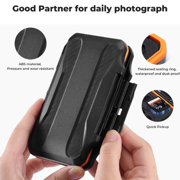 K&F Concept 36 Slots Memory Card Case pour 12 SD + 24 Micro SD/TF HTN K&F Concept 36 Slots Memory Card Case pour 12 SD + 24 Micro SD/TF En Tunisie