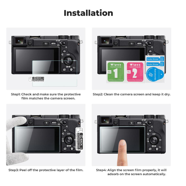 K&F Concept Camera Screen Protector*3 pour Sony NEX/A6000 Series HTN K&F Concept Camera Screen Protector*3 pour Sony NEX/A6000 Series En Tunisie
