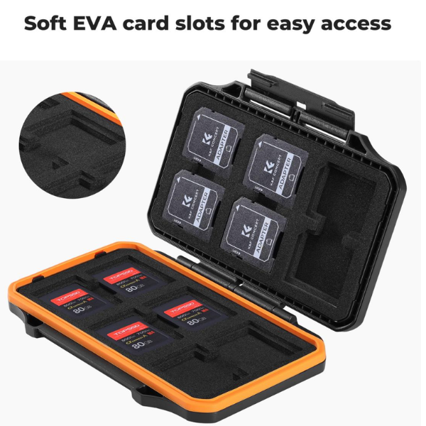 K&F Concept 24 Slots Memory Card Case pour 12 SD + 12 CFexpress Type A HTN K&F Concept 24 Slots Memory Card Case pour 12 SD + 12 CFexpress Type A (KF31.109) – Au meilleur prix en Tunisie