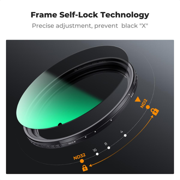 K&F Concept Lens Filter 82mm Nano-X Magnetic Variable ND2-32 (1-5 Stop) HTN K&F Concept Lens Filter 82mm Nano-X Magnetic Variable ND2-32 (1-5 Stop) En Tunisie