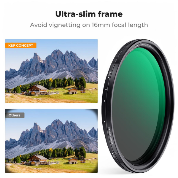 K&F Concept Lens Filter 82mm Nano-X Magnetic Variable ND2-32 (1-5 Stop) HTN K&F Concept Lens Filter 82mm Nano-X Magnetic Variable ND2-32 (1-5 Stop) En Tunisie