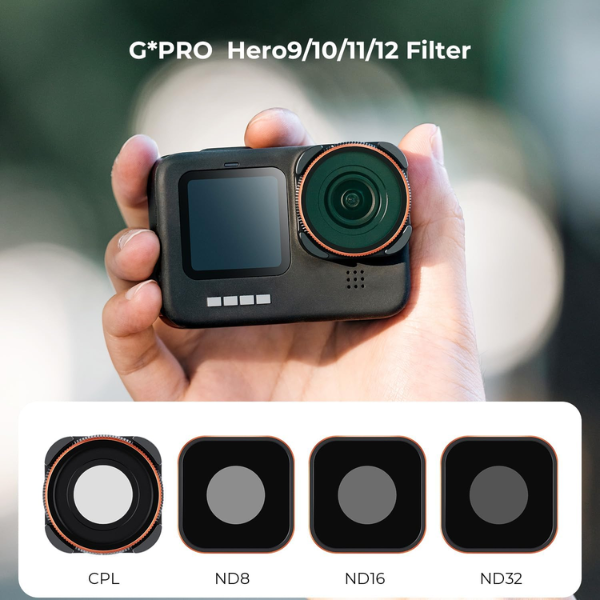 K&F Concept 4-Pack Filtres CPL+ND8+ND16+ND32 pour GoPro Hero 9/10/11/12/13 Black HTN K&F Concept 4-Pack Filtres CPL+ND8+ND16+ND32 pour GoPro Hero 9/10/11/12/13 Black En Tunisie
