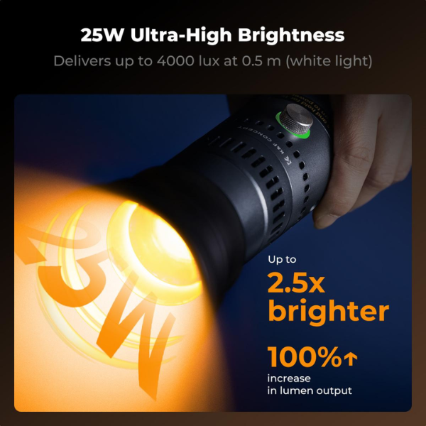 K&F Concept Torche SP25C 25W RGB Zoomable avec 20 filtres de couleur HTN K&F Concept Torche SP25C 25W RGB Zoomable avec 20 filtres de couleur – Au meilleur prix en Tunisie