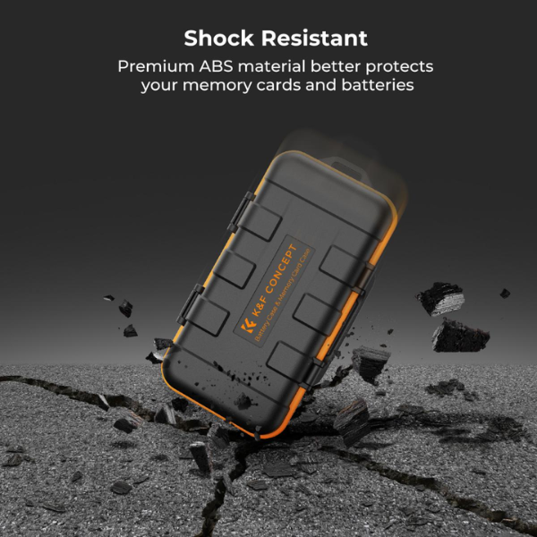 KF Concept Camera Battery & Memory Card Case, Waterproof and Shockproof HTN KF Concept Camera Battery & Memory Card Case, Waterproof and Shockproof En Tunisie