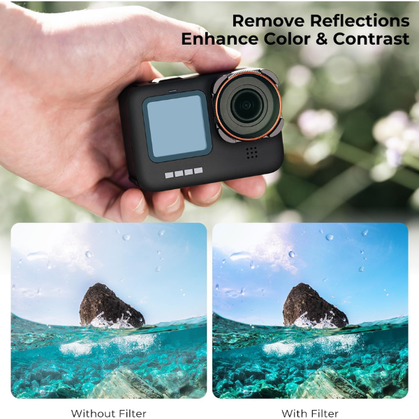 K&F Concept 4-Pack Filtres CPL+ND8+ND16+ND32 pour GoPro Hero 9/10/11/12/13 Black HTN K&F Concept 4-Pack Filtres CPL+ND8+ND16+ND32 pour GoPro Hero 9/10/11/12/13 Black En Tunisie