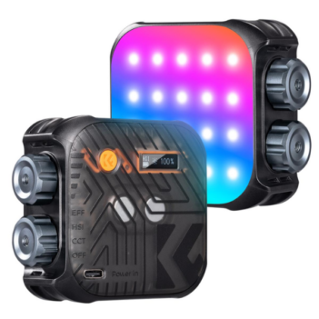 Torche K&F Concept RGB Mini Video Light 360°, 2500K-9900K (Noir) En Tunisie