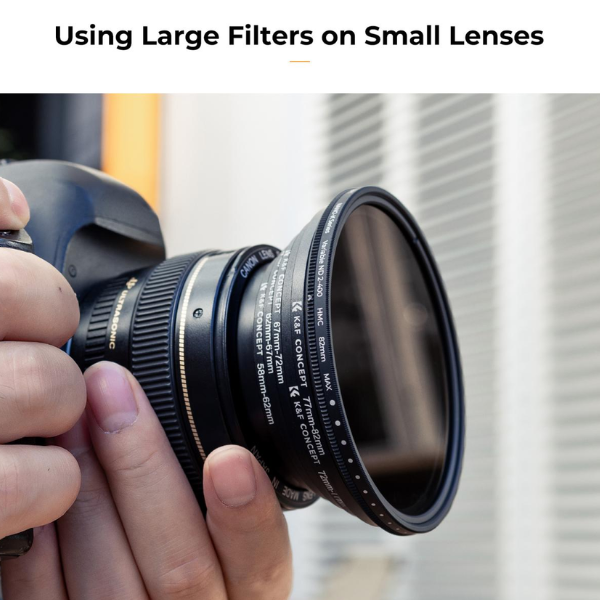 18 Pieces Filter Ring Adapter Set, Camera Lens Filter Metal Stepping Rings Kit HTN 18 Pieces Filter Ring Adapter Set, Camera Lens Filter Metal Stepping Rings Kit En Tunisie