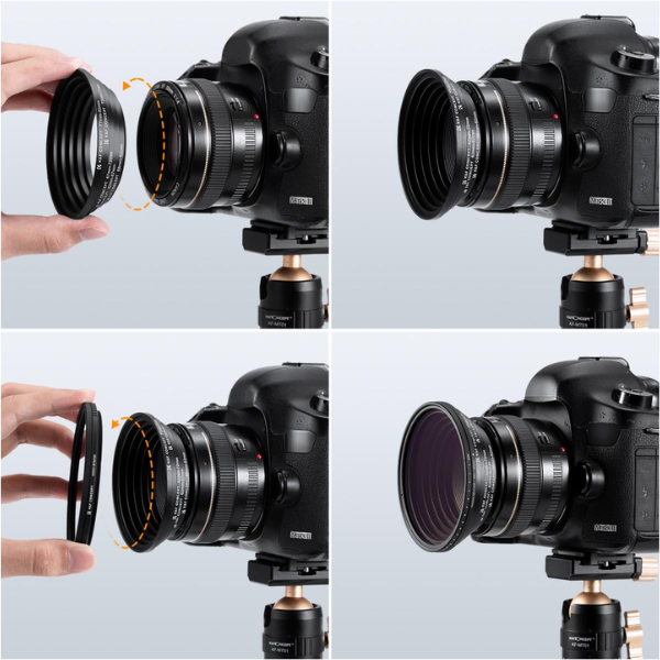 18 Pieces Filter Ring Adapter Set, Camera Lens Filter Metal Stepping Rings Kit HTN 18 Pieces Filter Ring Adapter Set, Camera Lens Filter Metal Stepping Rings Kit En Tunisie